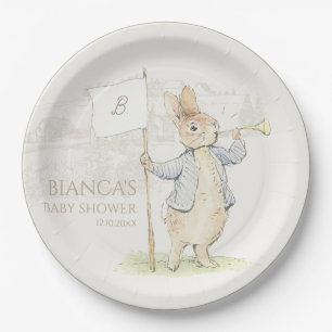 Peter the Rabbit Some Bunny Baby Shower Paper Plate