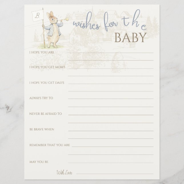 Peter the Rabbit Some Bunny Beatrix Wishes Baby (Front)