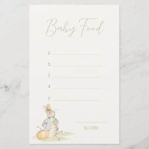 Peter the Rabbit Some Bunny Guess Baby Food Game