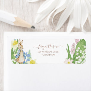 Peter the Rabbit Spring Blooms Blue Baby Shower