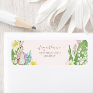 Peter the Rabbit Spring Blooms Pink Baby Shower