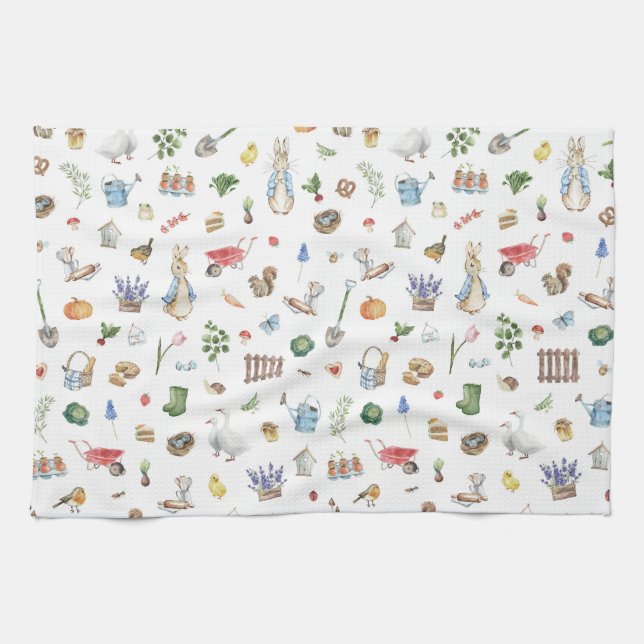 Peter the Rabbit Tea Towel (Horizontal)