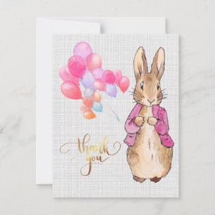Peter the rabbit Thank you Card