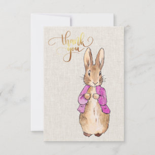 Peter the rabbit Thank you Card