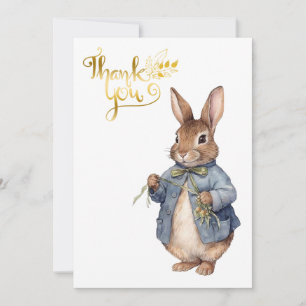 Peter the rabbit Thank you Card