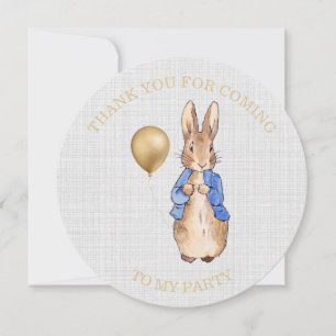 Peter the rabbit Thank you Card