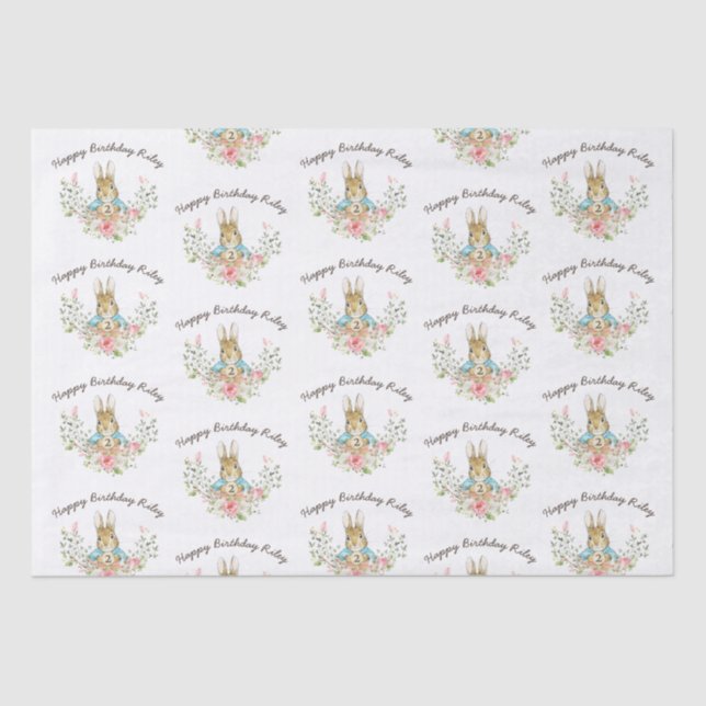 Peter the Rabbit Tissue Paper (Front)