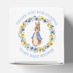 Peter the Rabbit wildflower wreath Thank You Favour Box