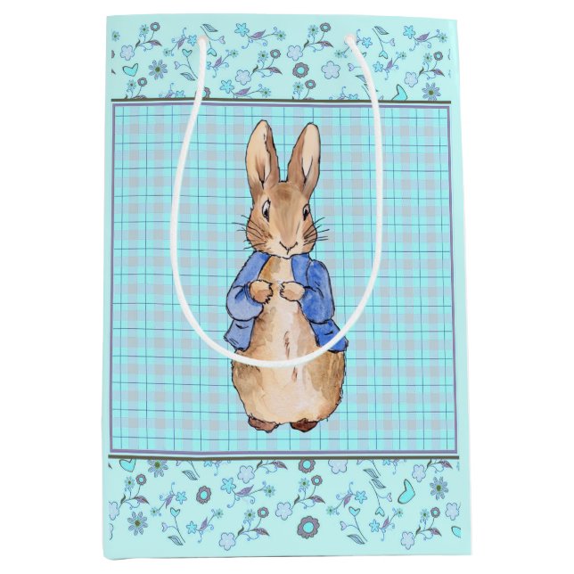 Peter the Rabbit Wrapping Paper Medium Gift Bag (Front)