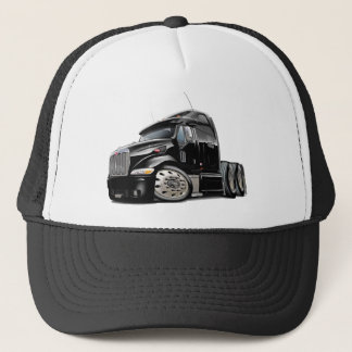 Peterbilt Black Truck Trucker Hat