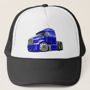 Peterbilt Blue Truck Trucker Hat
