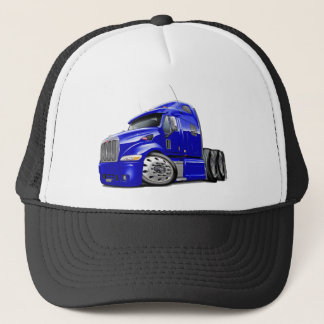 Peterbilt Blue Truck Trucker Hat