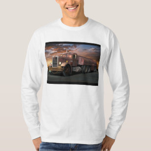 Peterbilt "Duel Truck" Long Sleeve Tee Shirt
