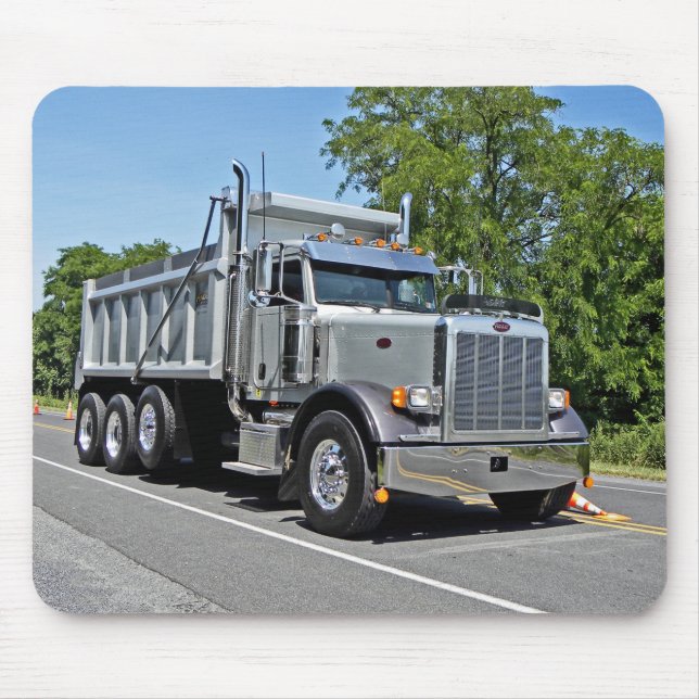 Peterbilt Dump Truck Mousepad (Front)