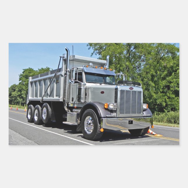 Peterbilt Dump Truck Stickers (Front)