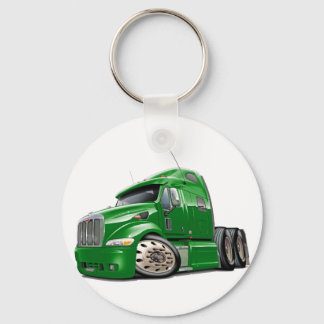 Peterbilt Green Truck Key Ring