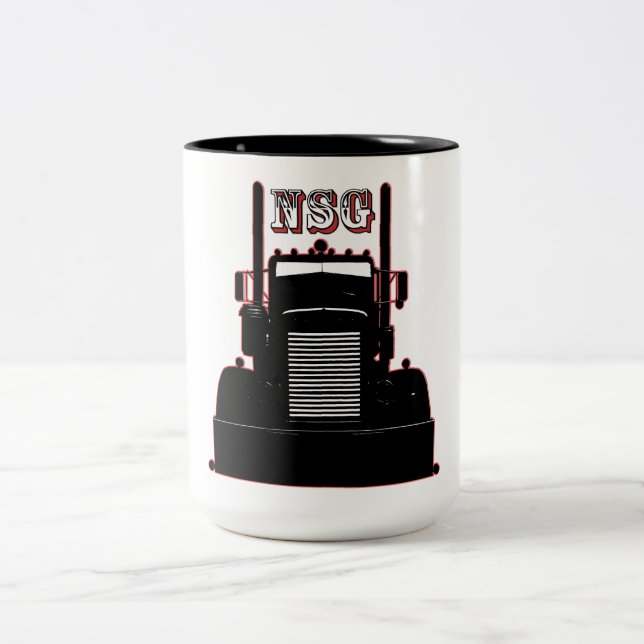 Peterbilt Needle Nose edit #3 Mug (Center)