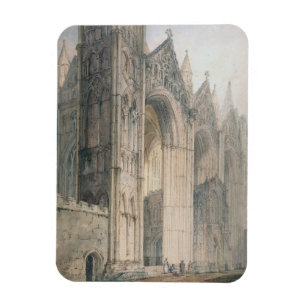 Peterborough Cathedral (w/c on paper) Magnet