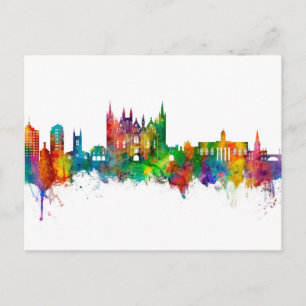 Peterborough England Skyline Postcard