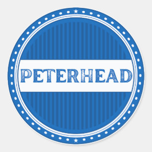 Peterhead City Pride Emblem – Scottish Identity Classic Round Sticker
