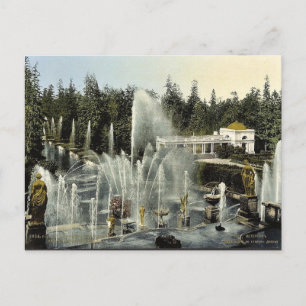 Peterhof from Castle, St. Petersburg, Russia class Postcard