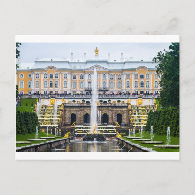 Peterhof Palace and Gardens St. Petersburg Russia Postcard (Front)