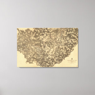 Petersburg and Five Forks, Virginia Canvas Print