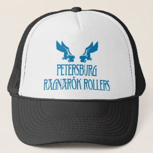 Petersburg Ragnarok Rollers Trucker Hat Blue 2