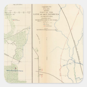 Petersburg Region Square Sticker