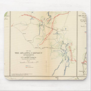 Petersburg, Va, Atlanta Campaign Mouse Mat