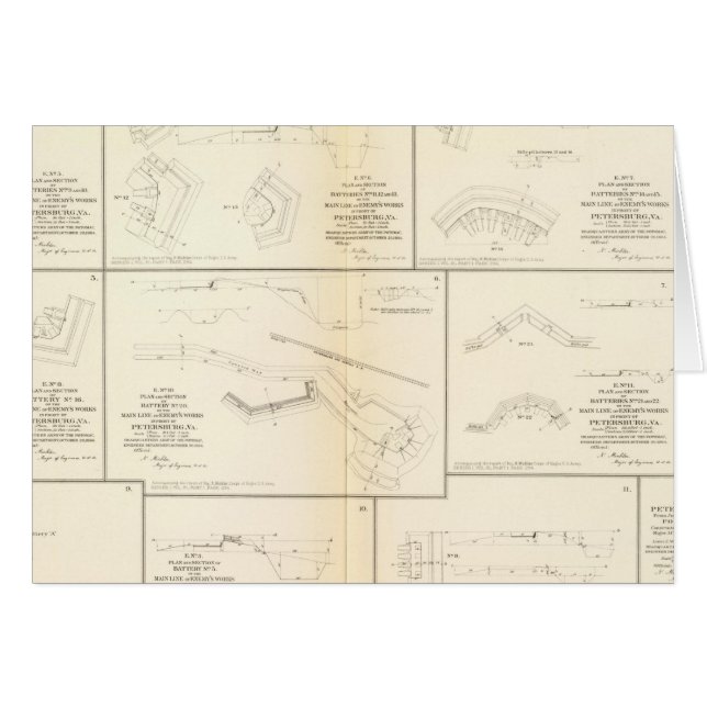 Petersburg, Va batteries, siege (Front Horizontal)