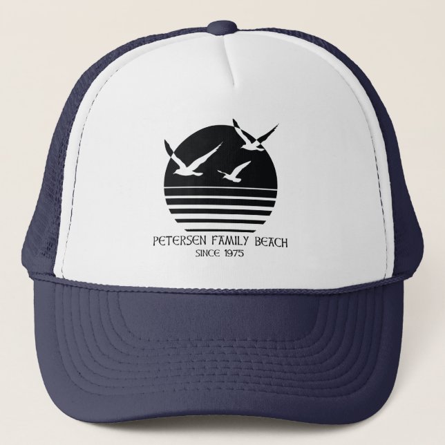 Petersen Family Beach Trucker Hat (Front)