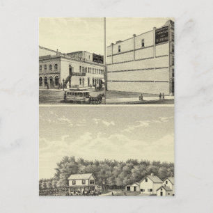 Petersen residence, Dewey, and Stone, Nebraska Postcard