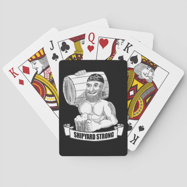 Pete's 'Classic Shipyard' Playing Cards (Back)