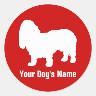 Petit Basset Griffon Vendéen プチ・バセット・グリフォン・バンデーン Classic Round Sticker