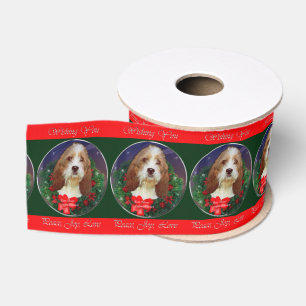 Petit Basset Griffon Vendeen Christmas Grosgrain Ribbon
