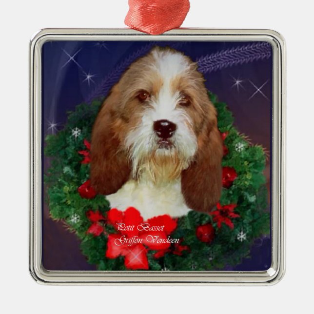 Petit Basset Griffon Vendeen Christmas Ornament (Front)