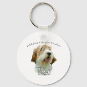 Petit Basset Griffon Vendeen Dad 2 Key Ring