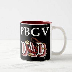 PETIT BASSET GRIFFON VENDEEN DAD Gifts Two-Tone Coffee Mug