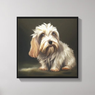 Petit Basset Griffon Vendeen - Dog Portrait Canvas Print