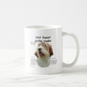 Petit Basset Griffon Vendeen History Design Coffee Mug
