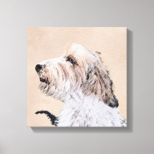 Petit Basset Griffon Vendéen Painting - Dog Art Canvas Print