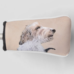 Petit Basset Griffon Vendéen Painting - Dog Art Golf Head Cover