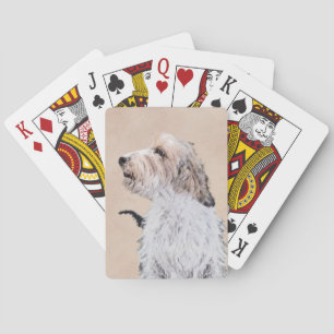 Petit Basset Griffon Vendéen Painting - Dog Art Playing Cards
