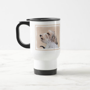 Petit Basset Griffon Vendéen Painting - Dog Art Travel Mug