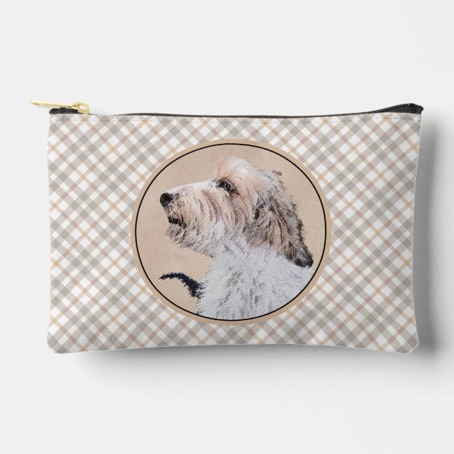 Petit Basset Griffon Vendéen Painting PBGV Dog Art Accessory Pouch (Front)