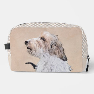 Petit Basset Griffon Vendéen Painting PBGV Dog Art Dopp Kit