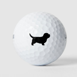 Petit Basset Griffon Vendeen PBGV Silhouette Golf Balls