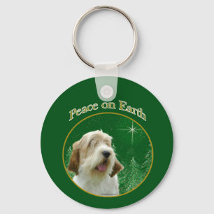 Petit Basset Griffon Vendeen Peace Key Ring