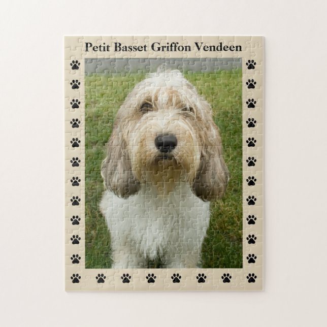 Petit Basset Griffon Vendeen Photo  Jigsaw Puzzle (Vertical)